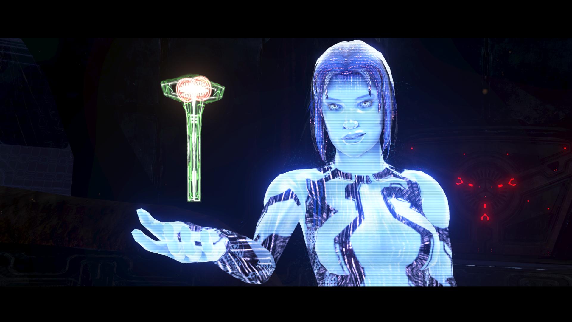 Download Cortana the AI Assistant in Halo Universe standing amidst a  digital background Wallpaper  Wallpaperscom