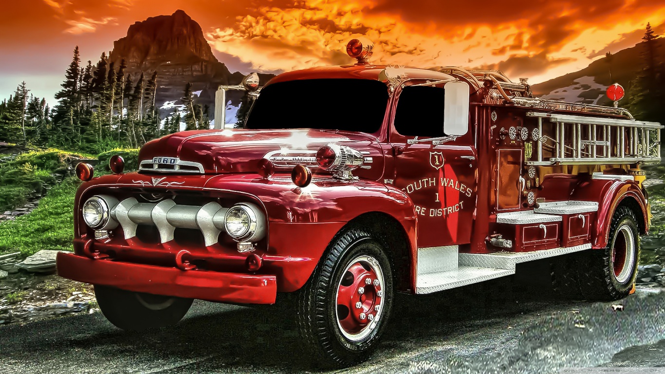 Fire Truck Wallpaper High Resolution