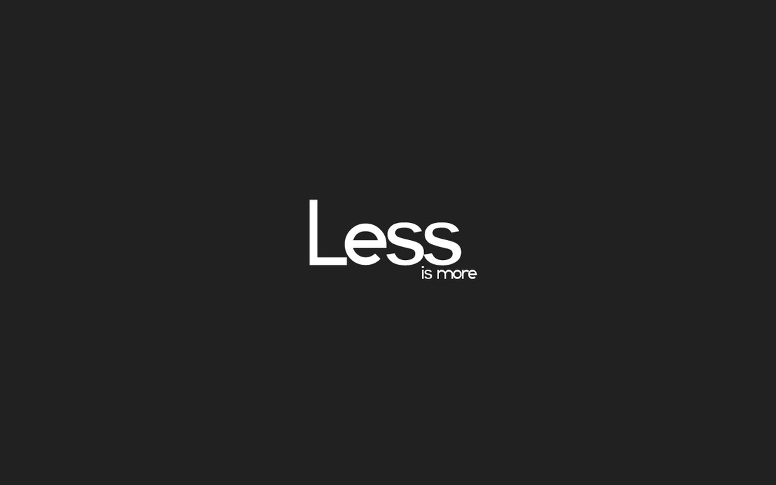 Free download When less is more The Other I [1131x707] for ...