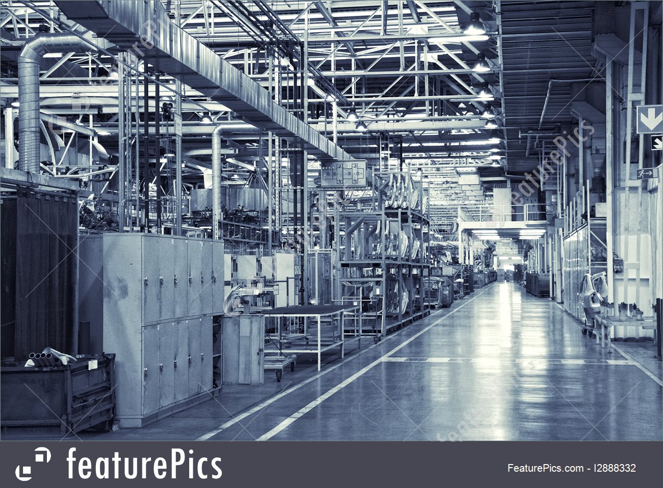 Manufacturing Industry Industrial Background Stock Picture