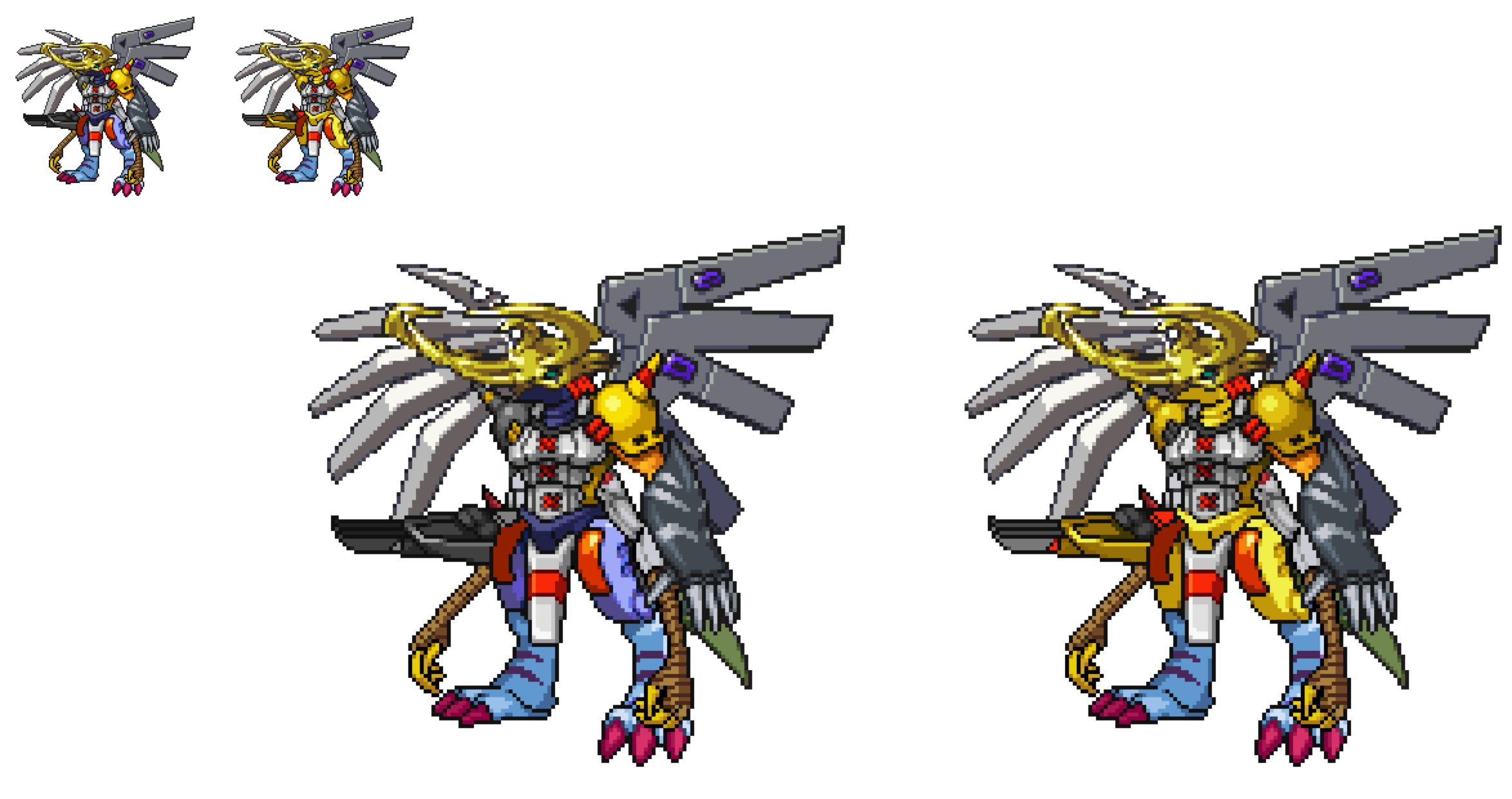 Magna Kimeramon Sprite Redesign By Paradoxalorder