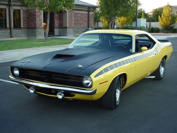 Plymouth Aar Cuda Pictures Yellow
