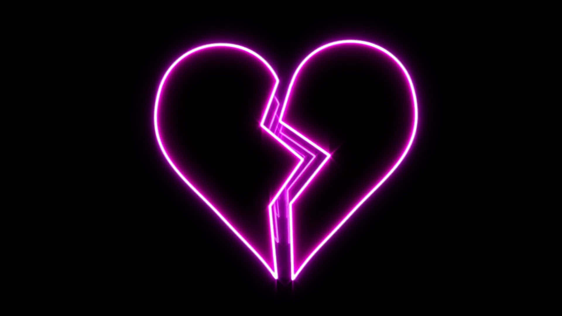 Broken Heart Aesthetics Wallpaper