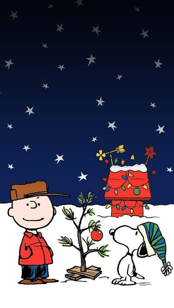 Vintage Christmas Wallpaper Options For iPhone Snoopy