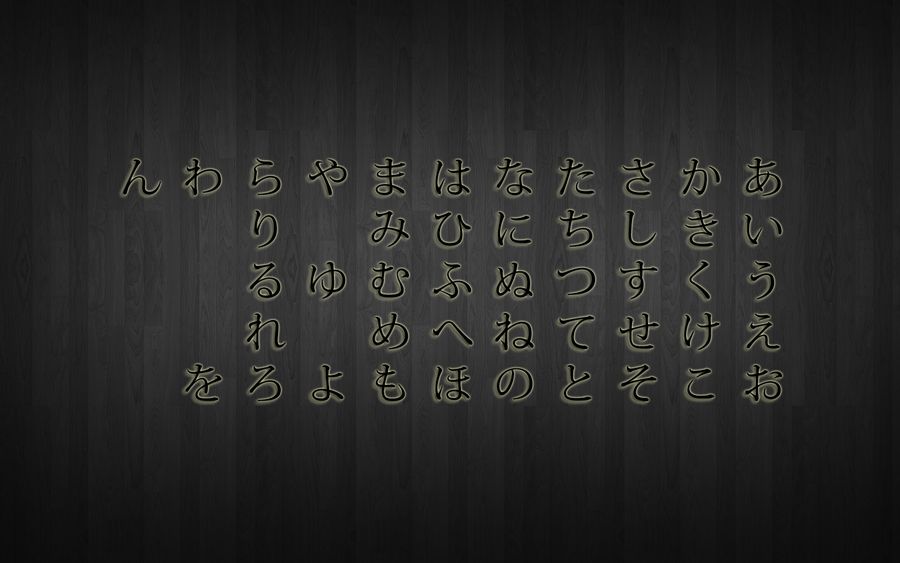 Hiragana Wallpaper By Hugohackenberger