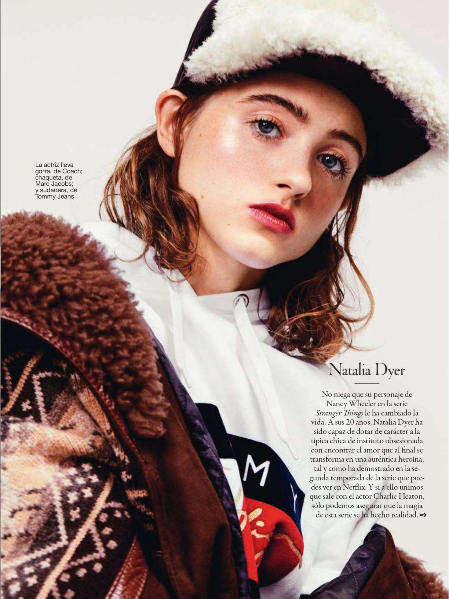 Natalia Dyer   Glamour Spain Magazine January 2018