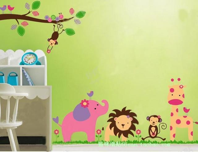 Animal Baby Room Wall Decorations