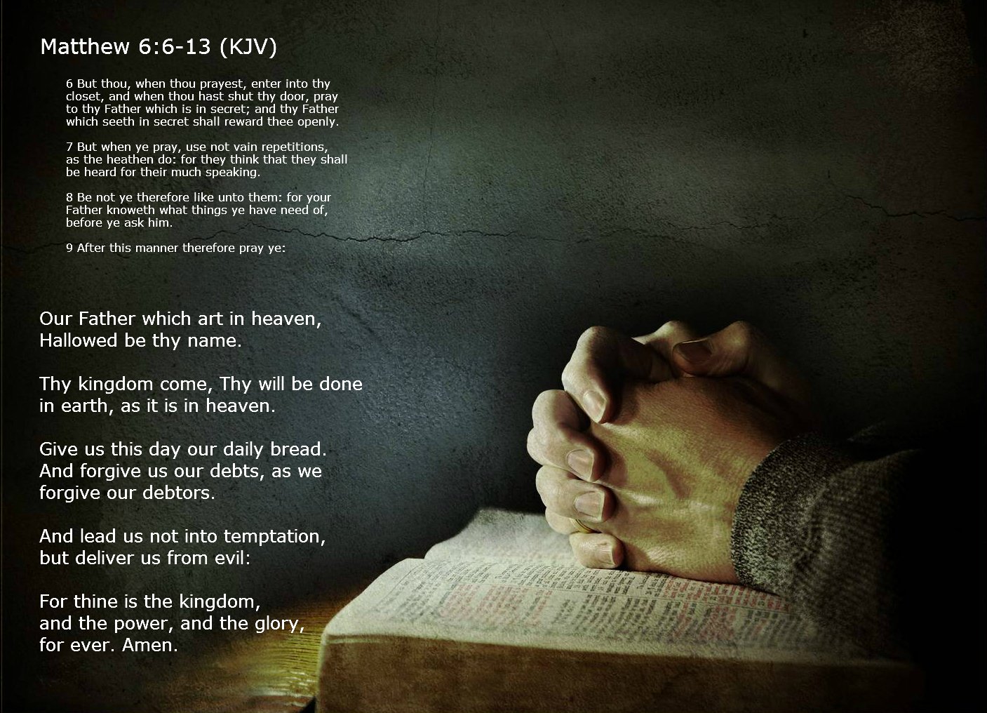 there are 7 petitions in the lord s prayer which the lord has taught