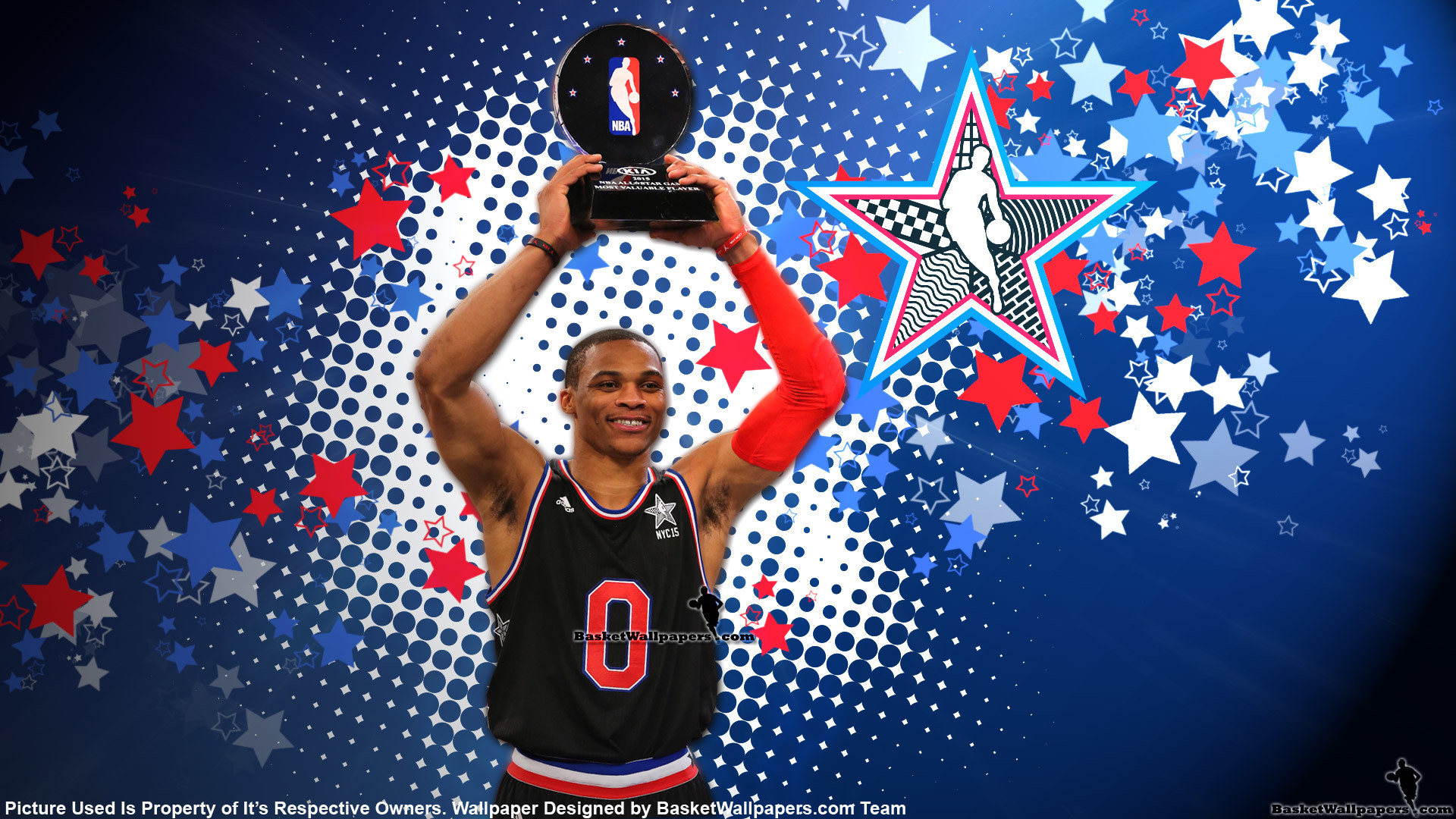 Russell Westbrook Dunking Wallpaper HD Image