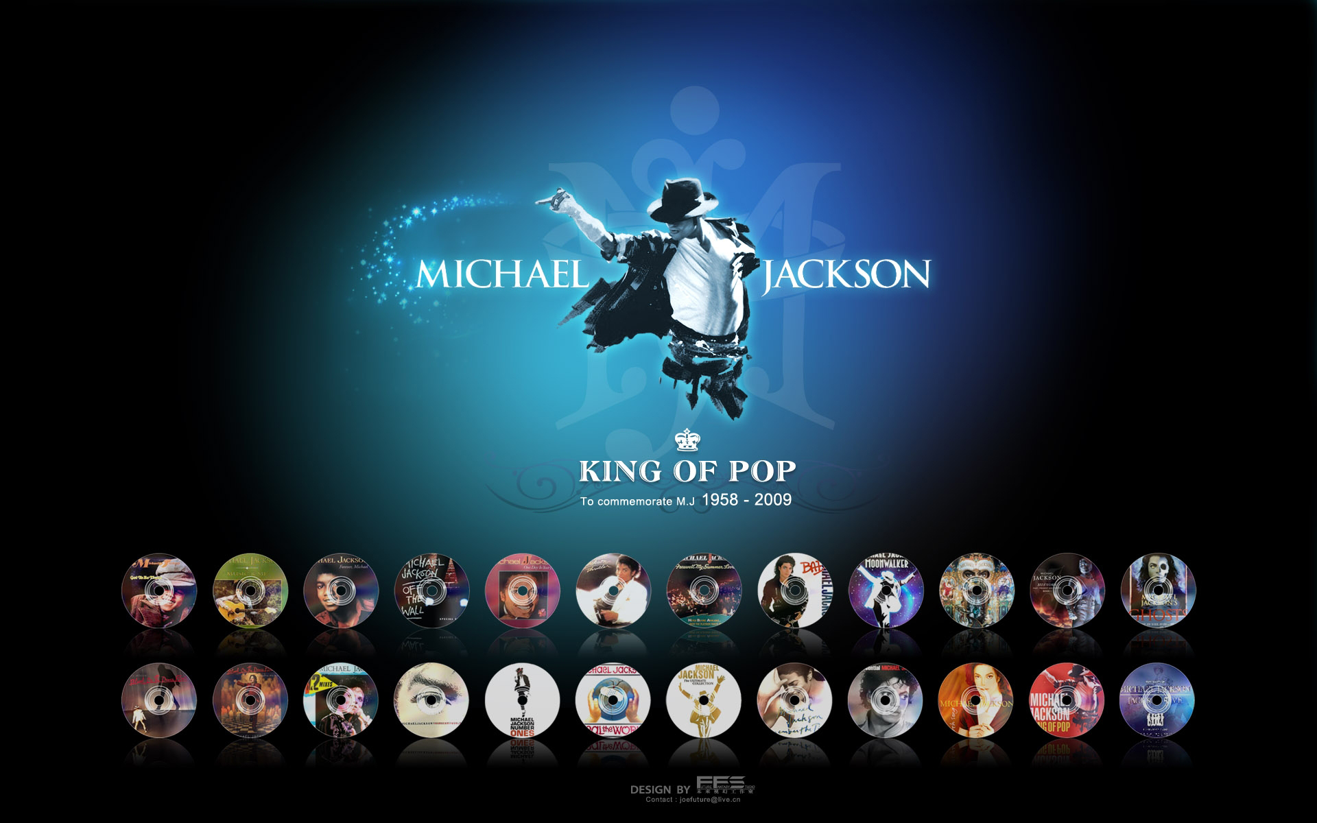 Michael Jackson Creative Memorate Wallpaper