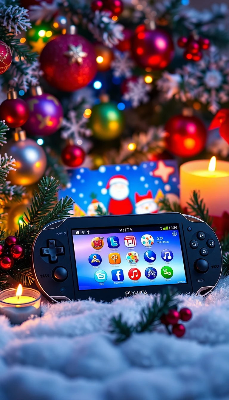 Playstation Vita Christmas Wallpaper