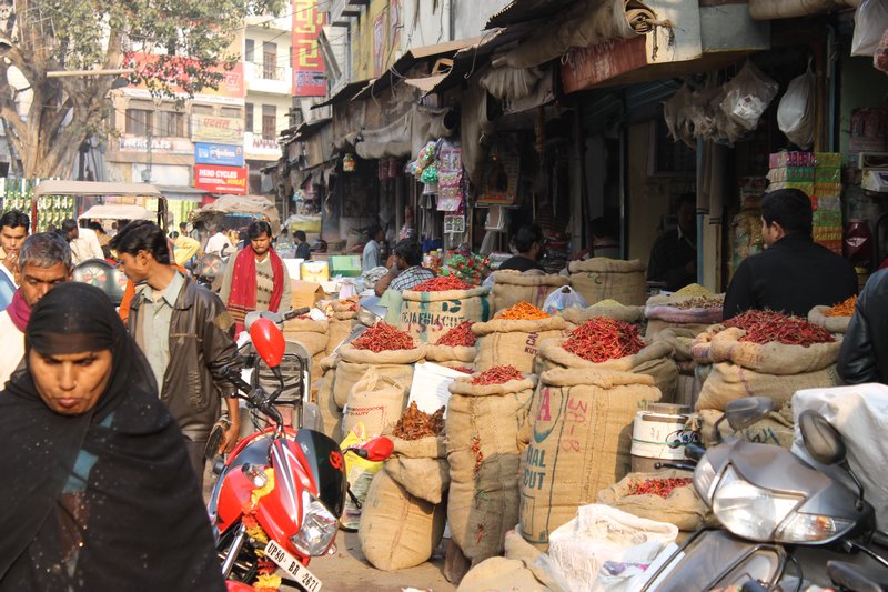 Agra Spice Market Photo
