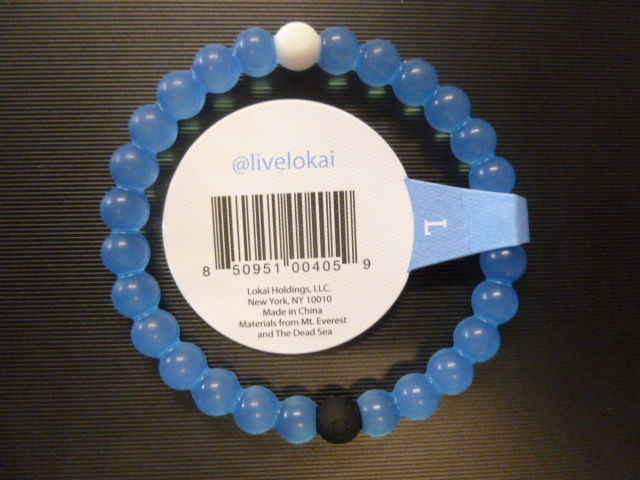 NEW Authentic BLUE Lokai Bracelet Mud from Dead Sea water from MT 640x480