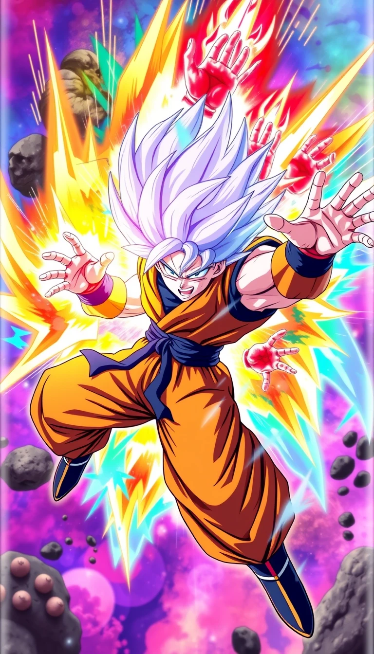 Goku Kaioken Mobile Wallpaper