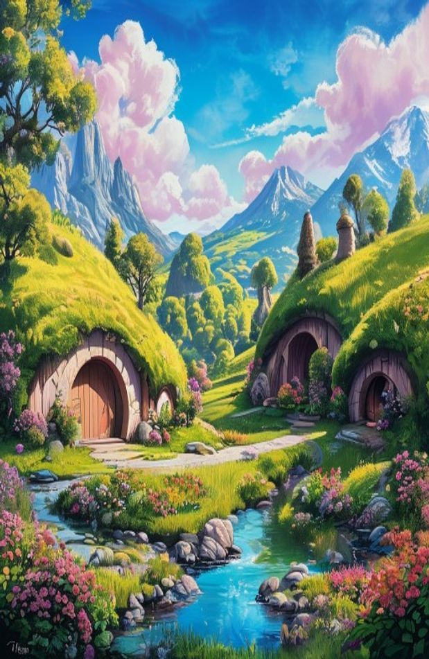 The Hobbit Shire Wallpaper