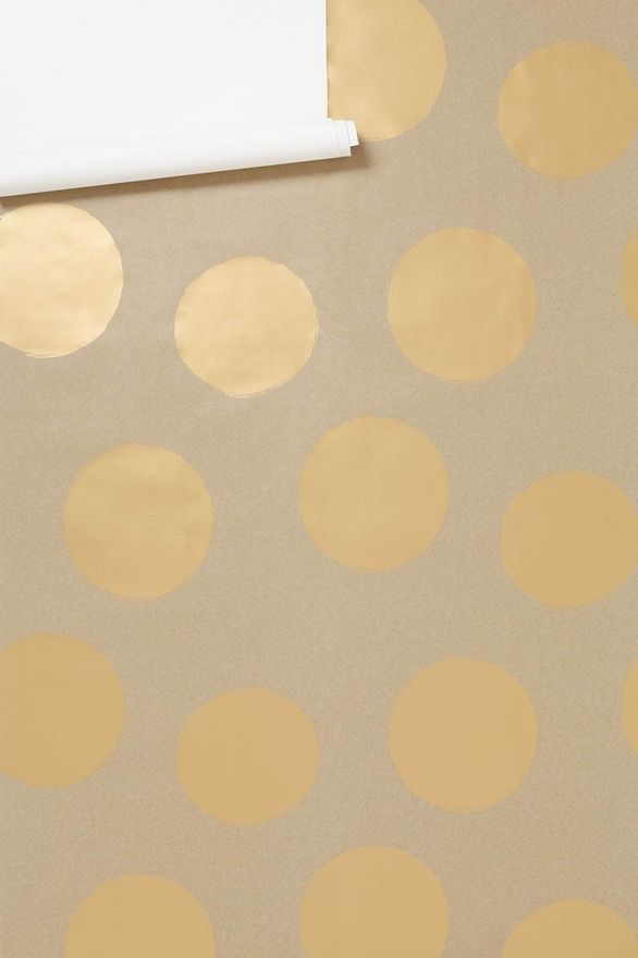 Gold Polka Dot Wallpaper Walls