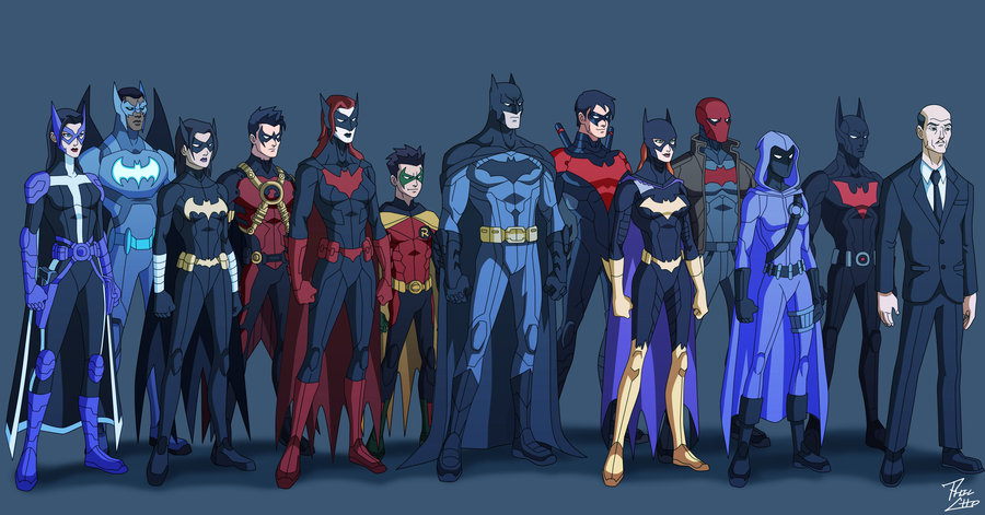 Bat Family Gotham Crusaders By Phil Cho