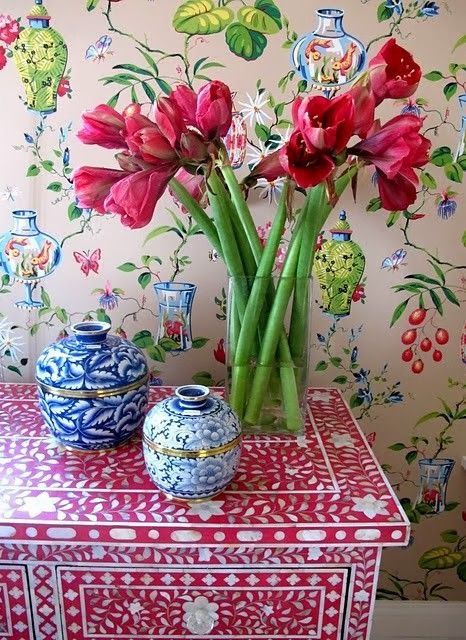 Chinoiserie Chic wallpapers Pinterest