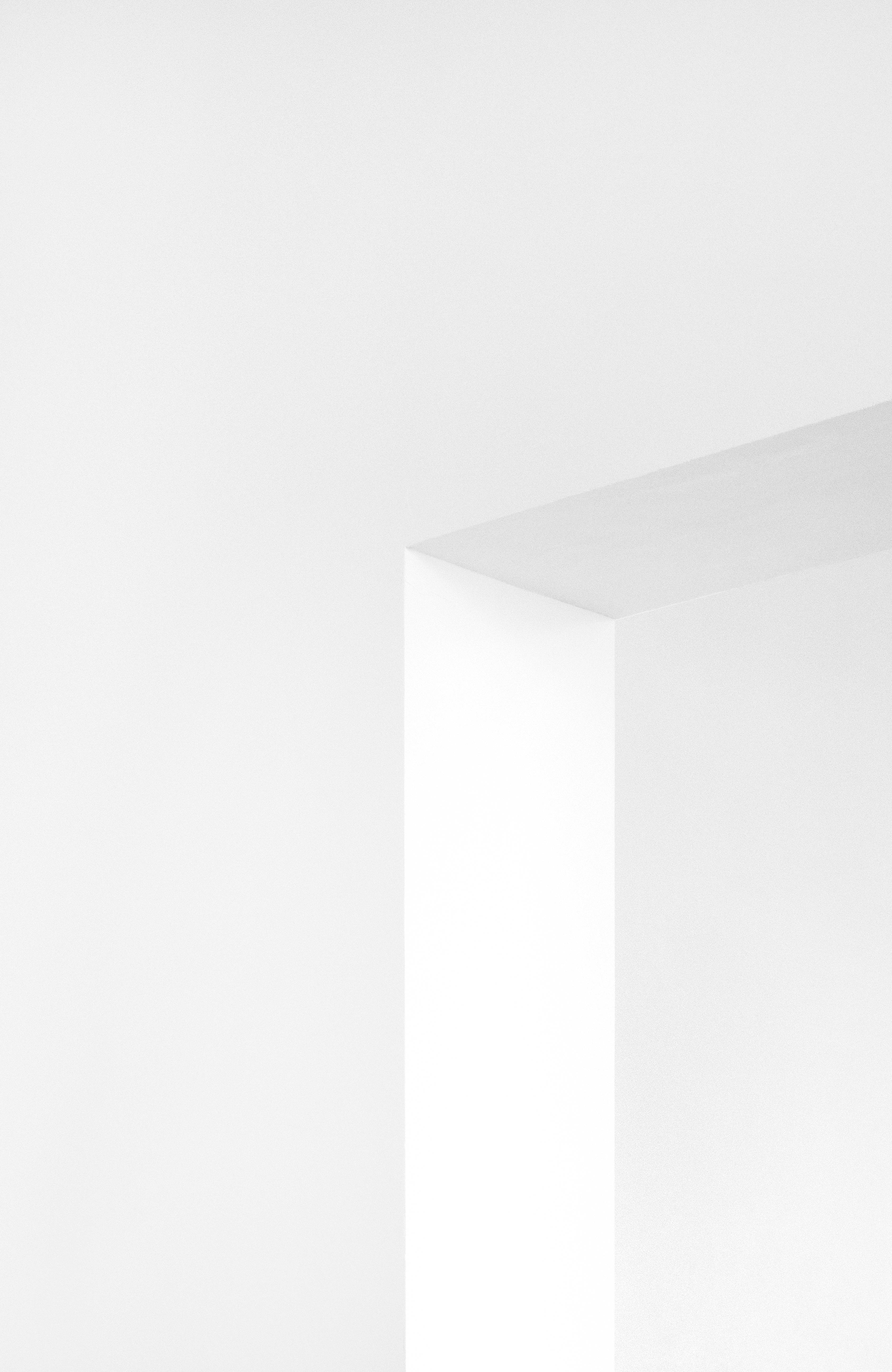 White Aesthetic Wall Wallpaper