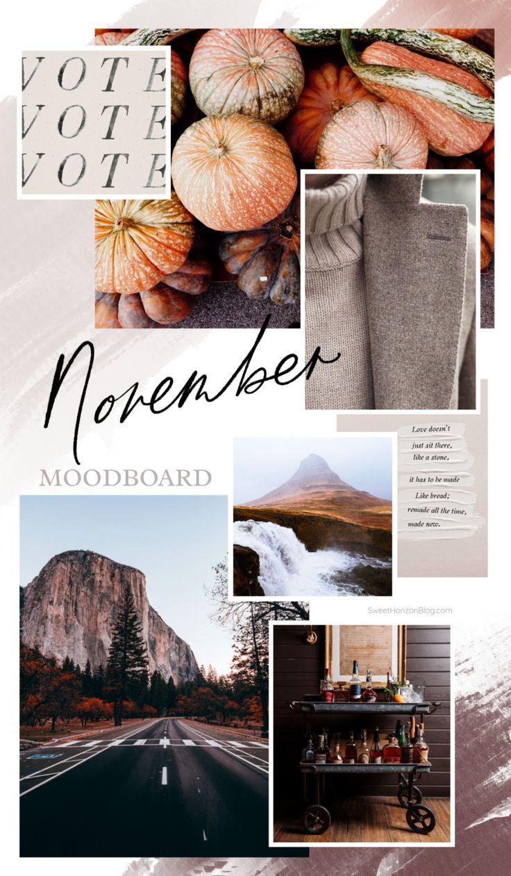 November Moodboard What I M Thankful For Wallpaper