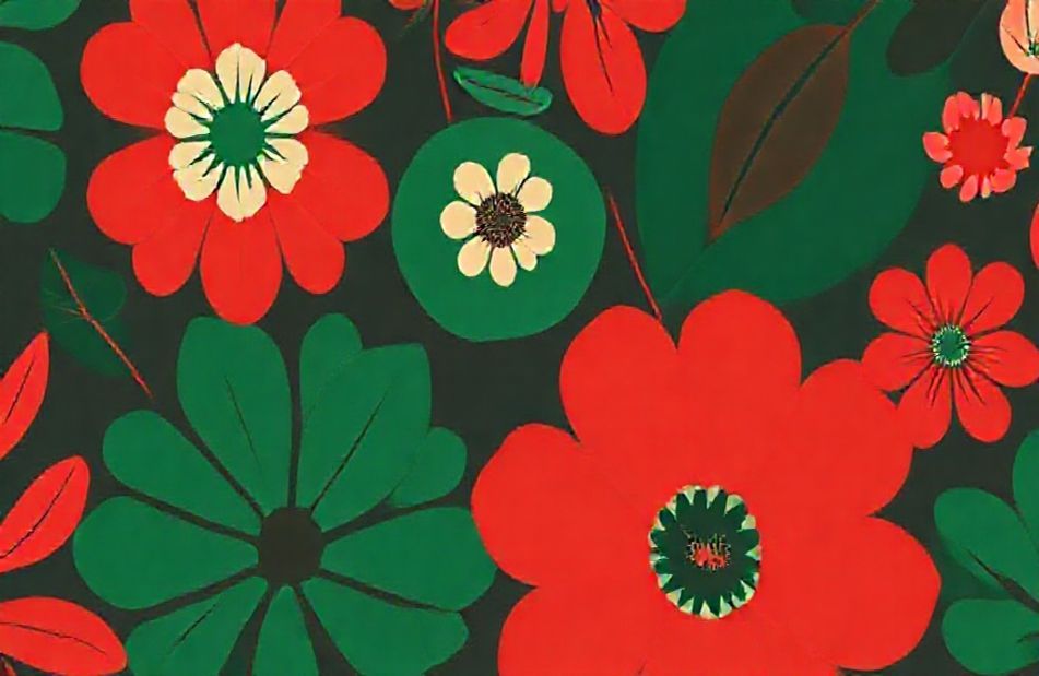 Red And Green Wallpaper