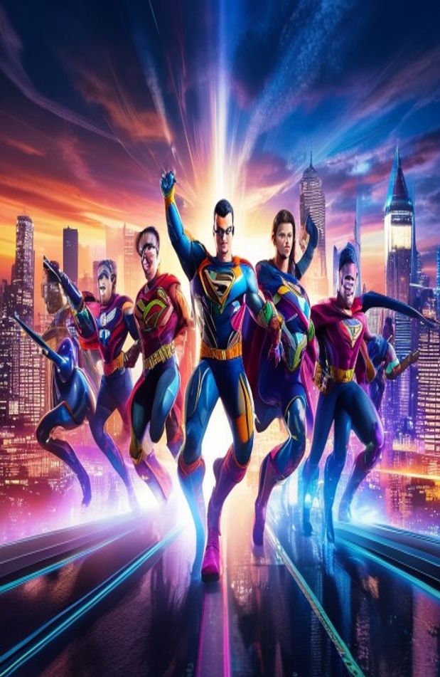 3d Super Heroes Wallpaper