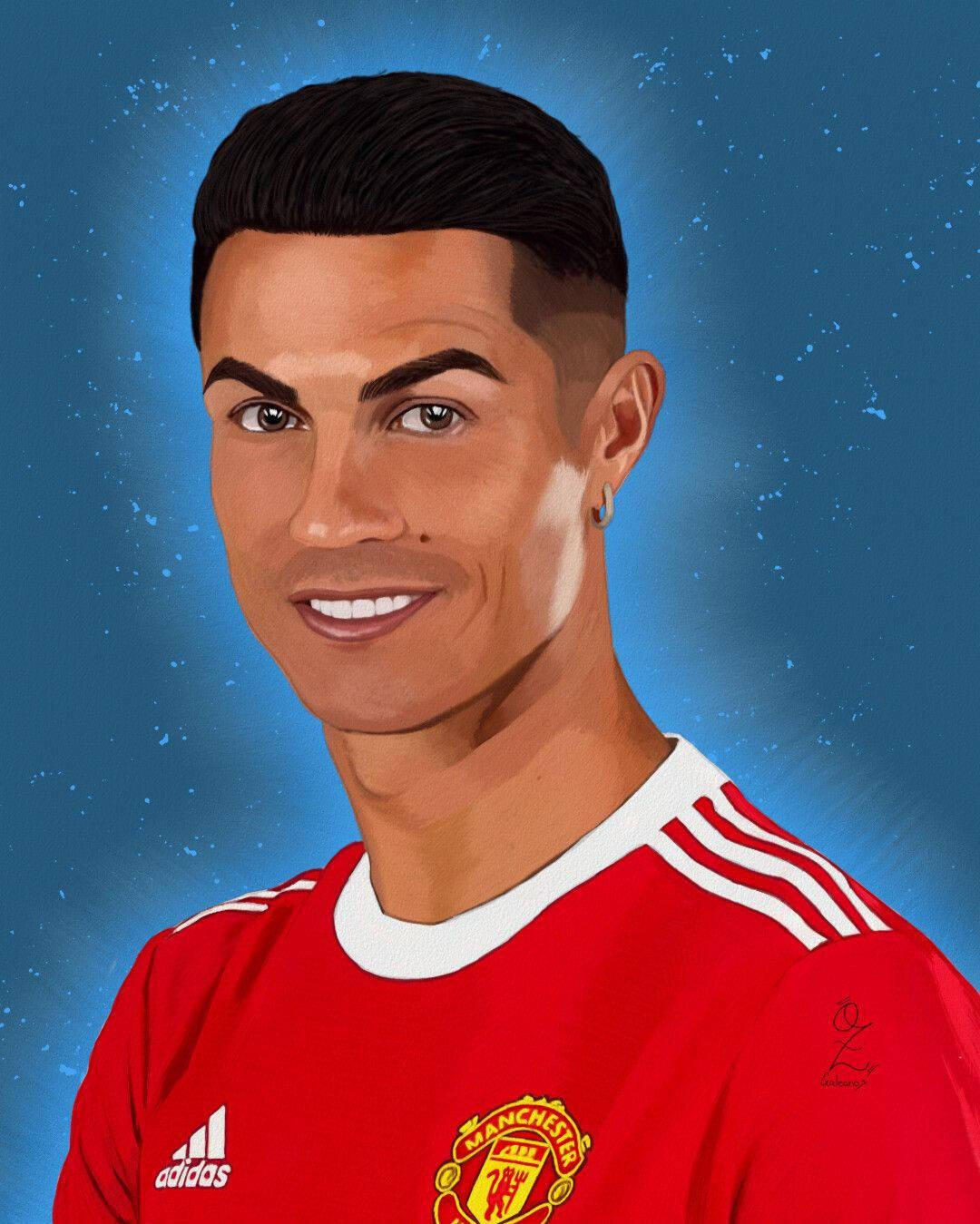 Portugal National Football Team Cristiano Portrait