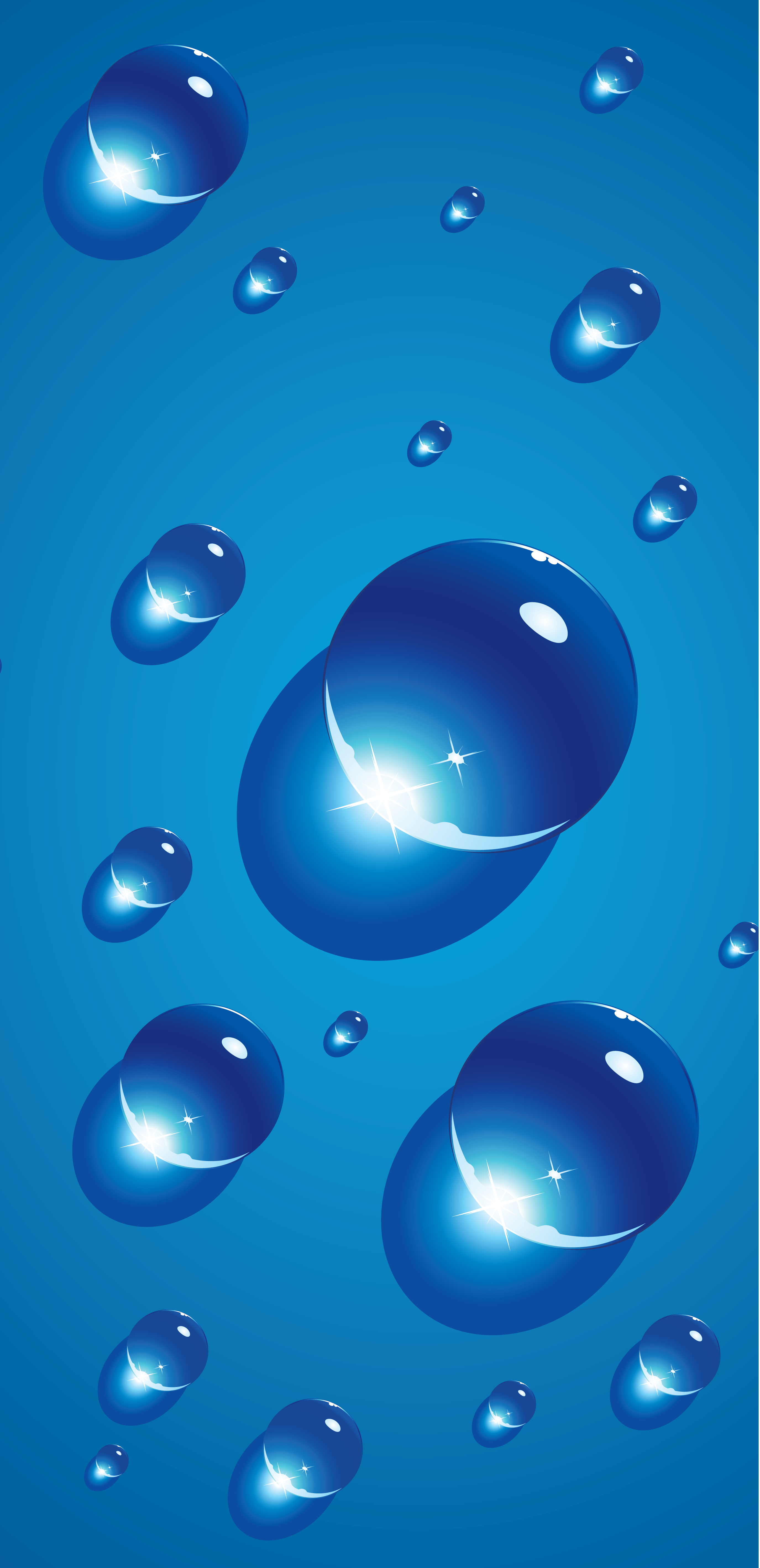 Colorful Water Droplet Wallpaper For iPhone
