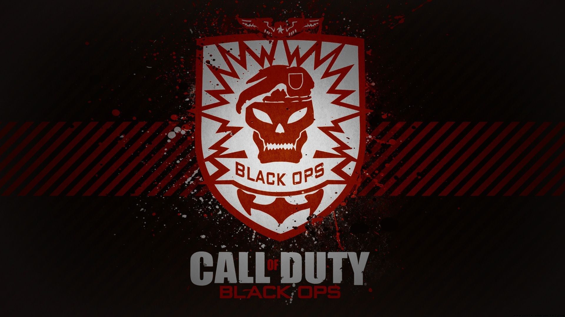 Call Of Duty Black Ops Logo Wallpaper HD