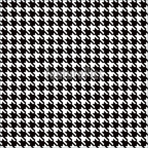 Black And White Houndstooth Background In