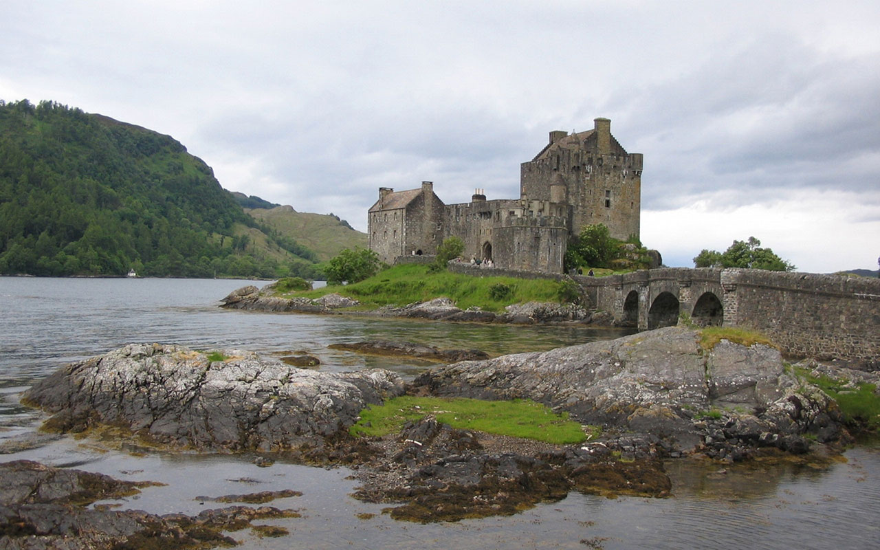 Scottish Castle HD Wallpaper Landscape