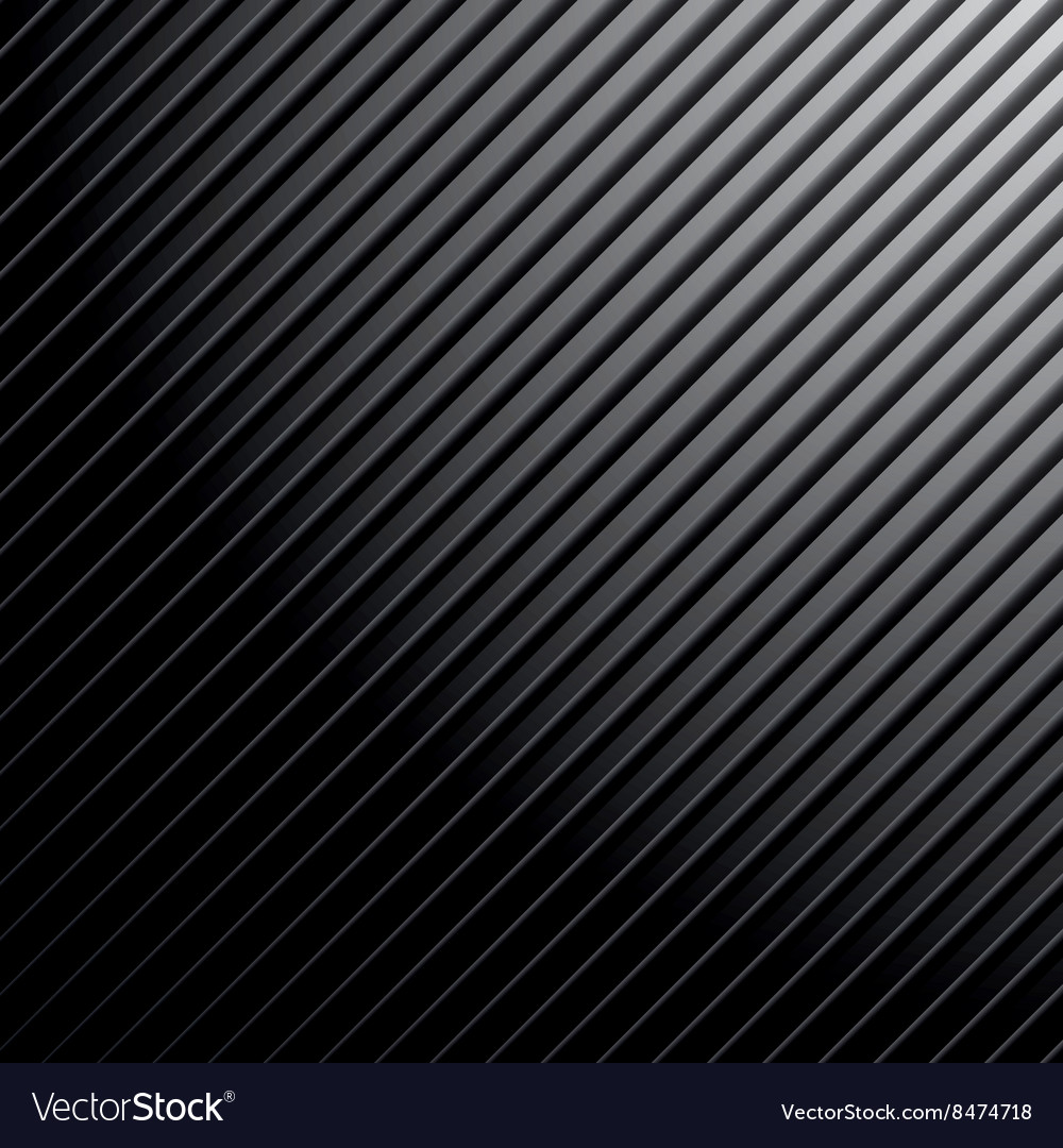 Metal Dark Striped Background Royalty Vector Image