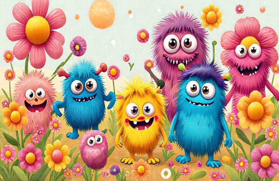 Cute Monster Wallpaper