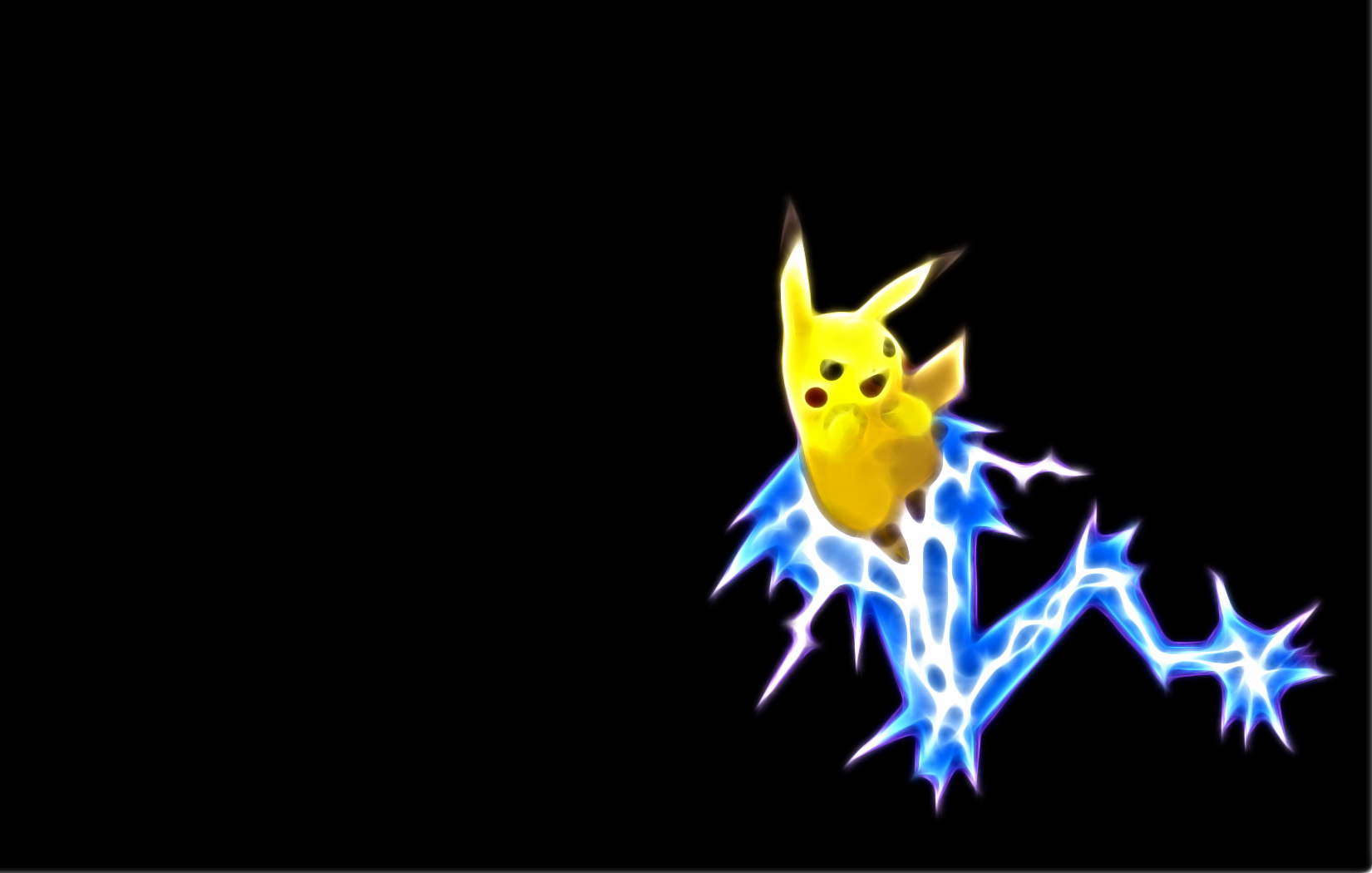 Pokemon Pikachu Wallpaper Black