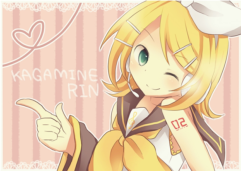 Rin Detached Sleeves Wallpaper Kagamine