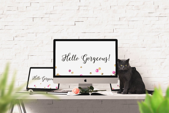 Hello Gorgeous Dektop Wallpaper By Mommylhey On