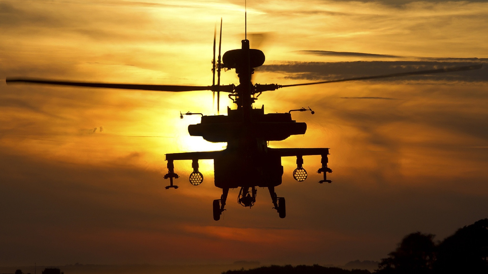 Wallpaper Longbow Apache Ah1 Helicopter HD
