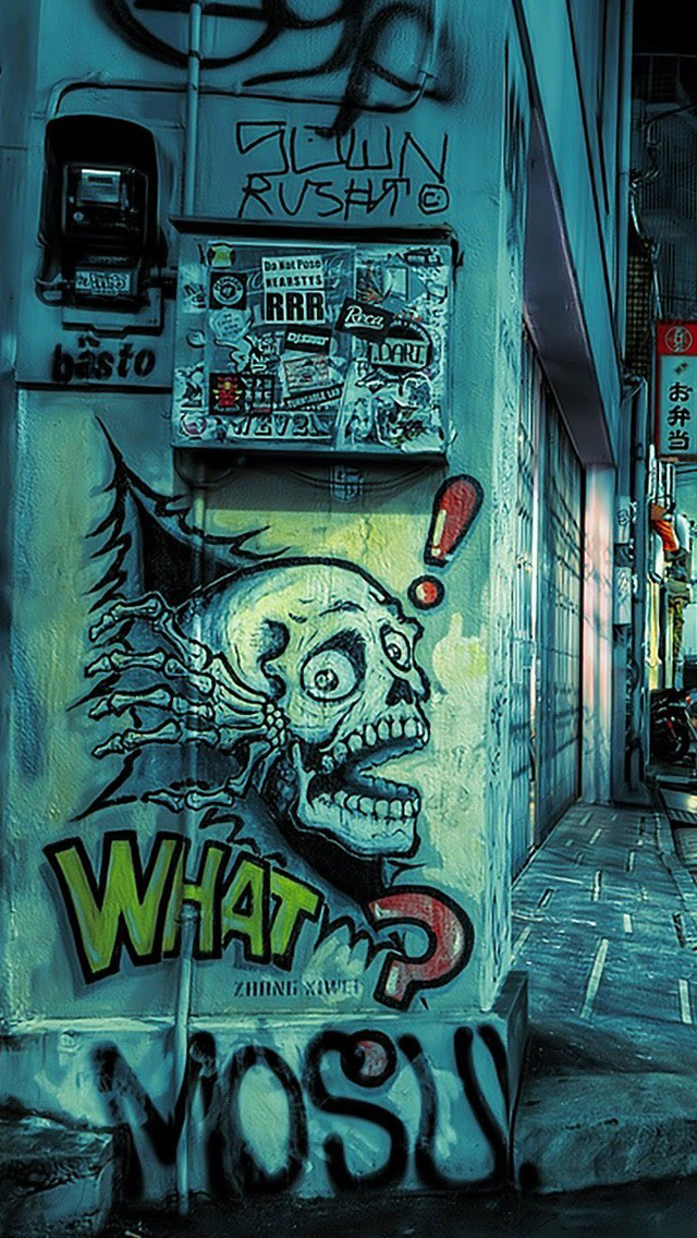 Graffiti Wallpaper For iPhone Area HD
