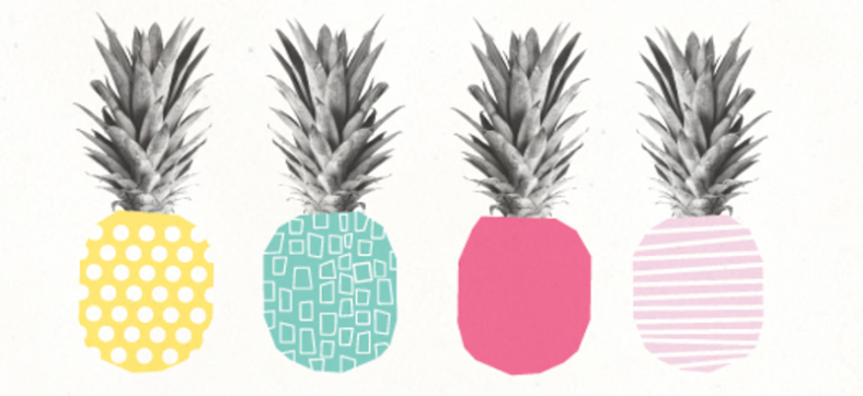 Ananas Rain Pineapple Desktop Wallpaper via httpwwwasiapietrzyk