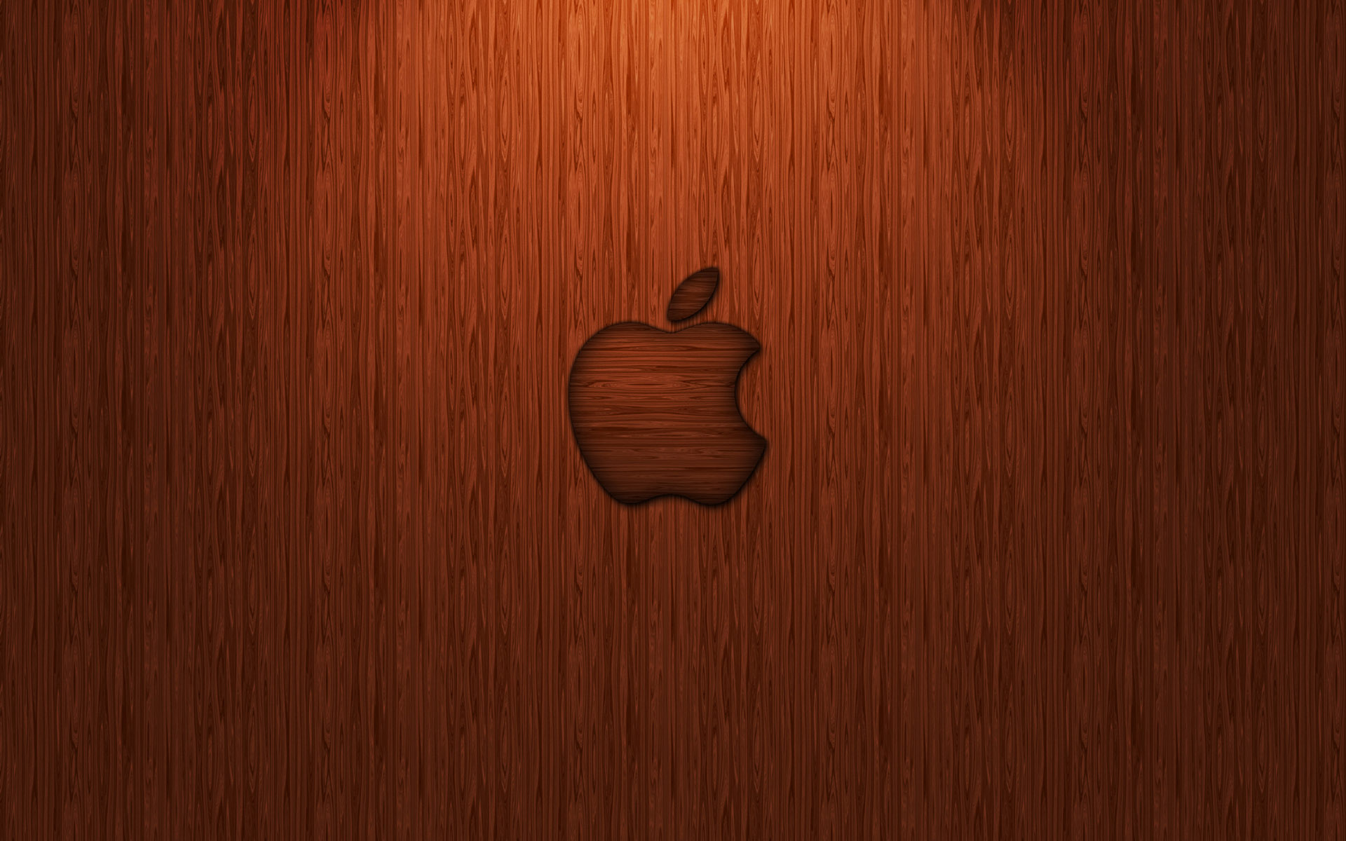 Wooden Apple Logo Desktop Pc And Mac Wallpaper