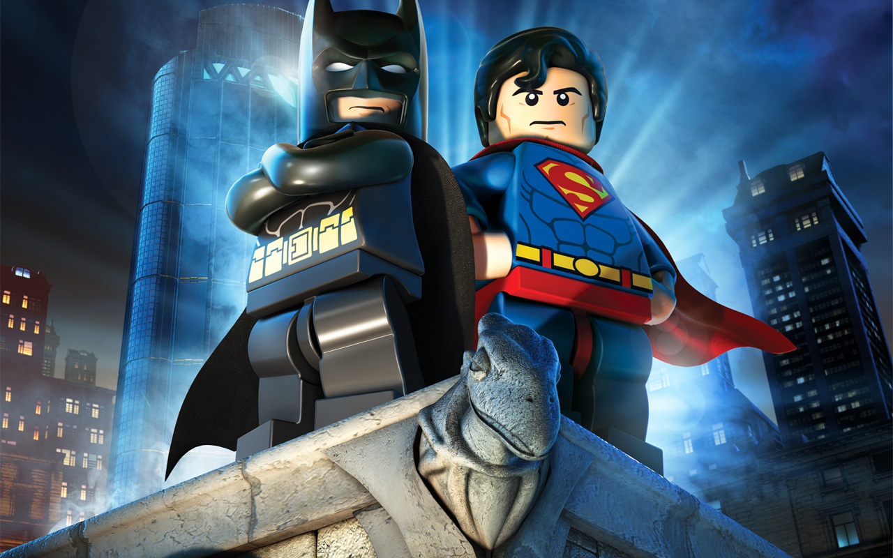 Lego Batman Dc Super Heroes Wallpaper In