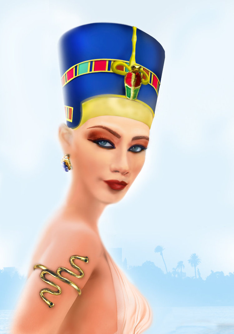 Queen Nefertiti At Dawn By Mahmoudz