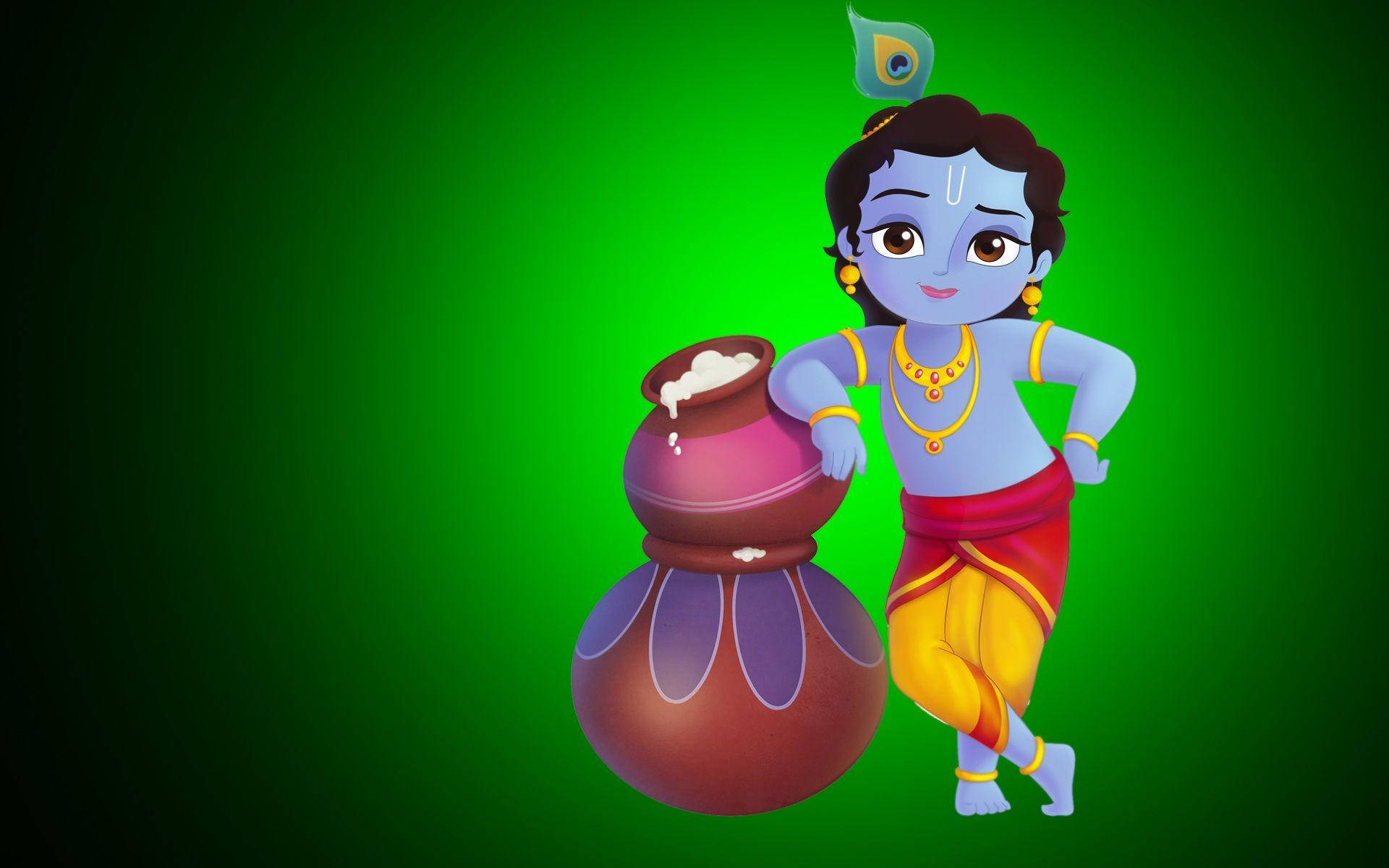 Little Krishna Wallpaper