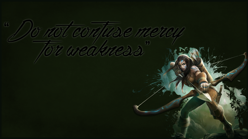 League Of Legends Woad Ashe Wallpaper By Somousy