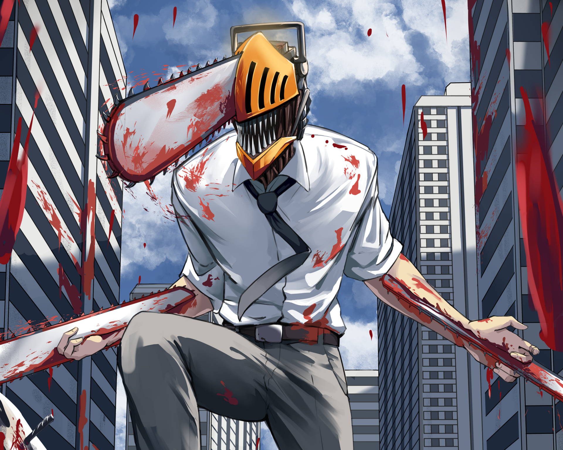 Denji Chainsaw Man Anime 4k Ultra HD