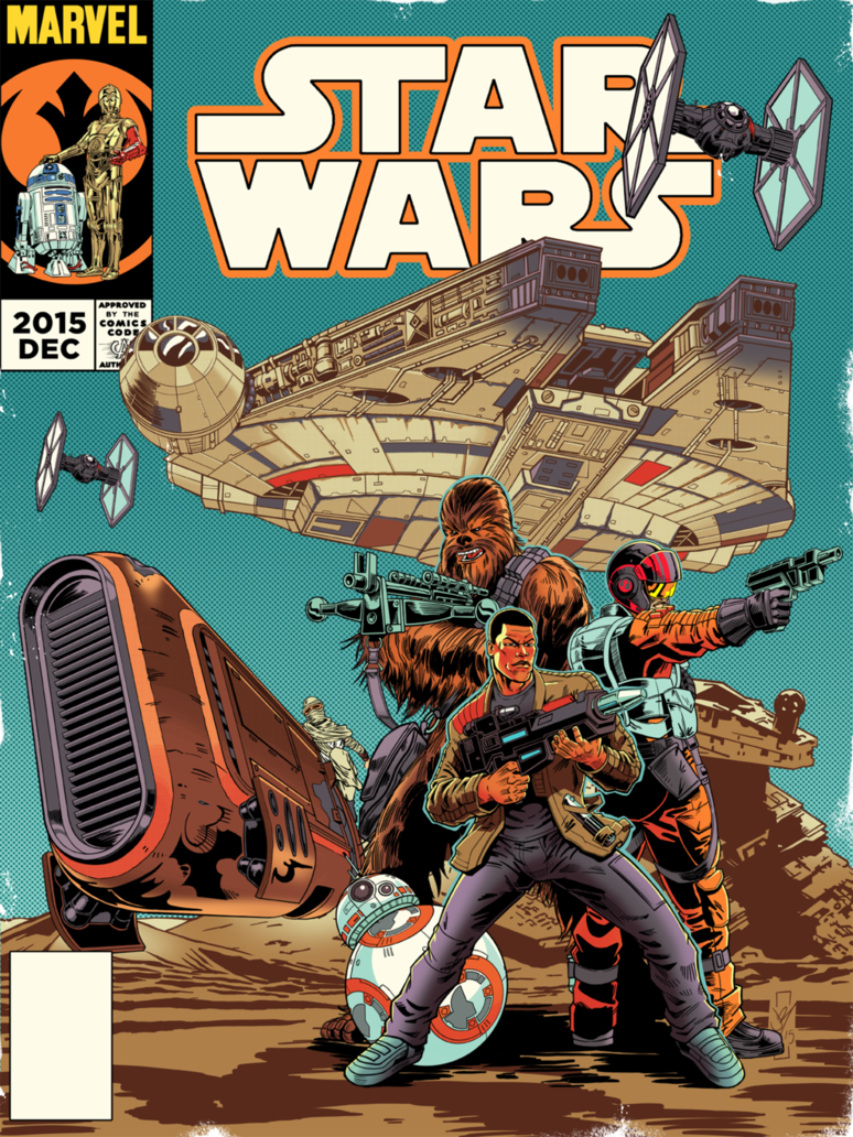 Vintage Star Wars Cover Tfa Issue By Daztibbles