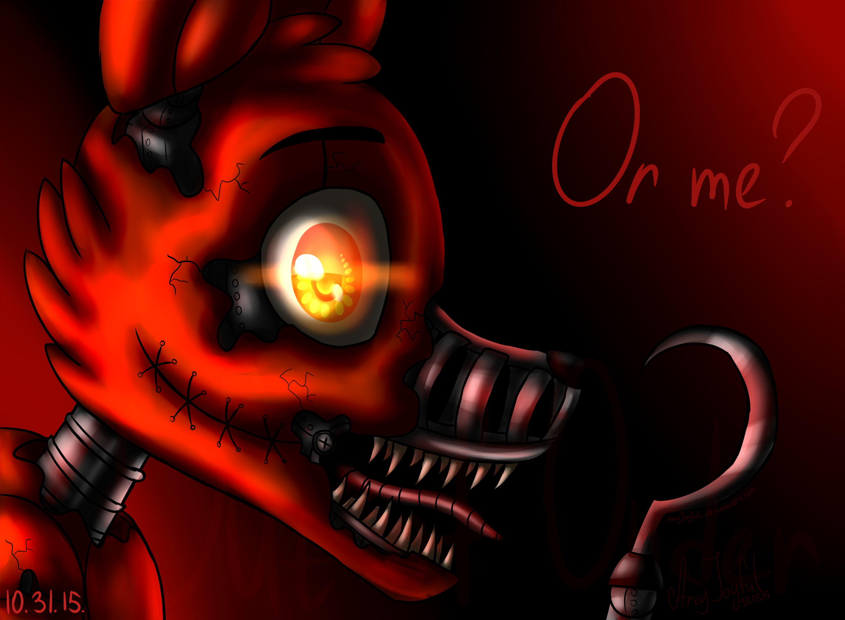 Five Nights At Freddy S Image Fan Art Of Nightmare Foxy Hd