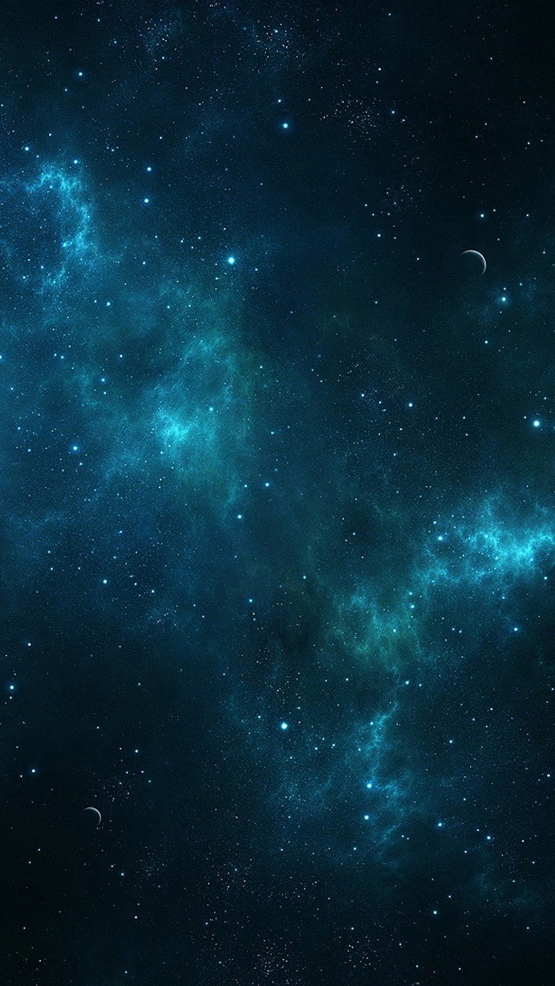 Deep Blue Space Htc One M8 Wallpaper