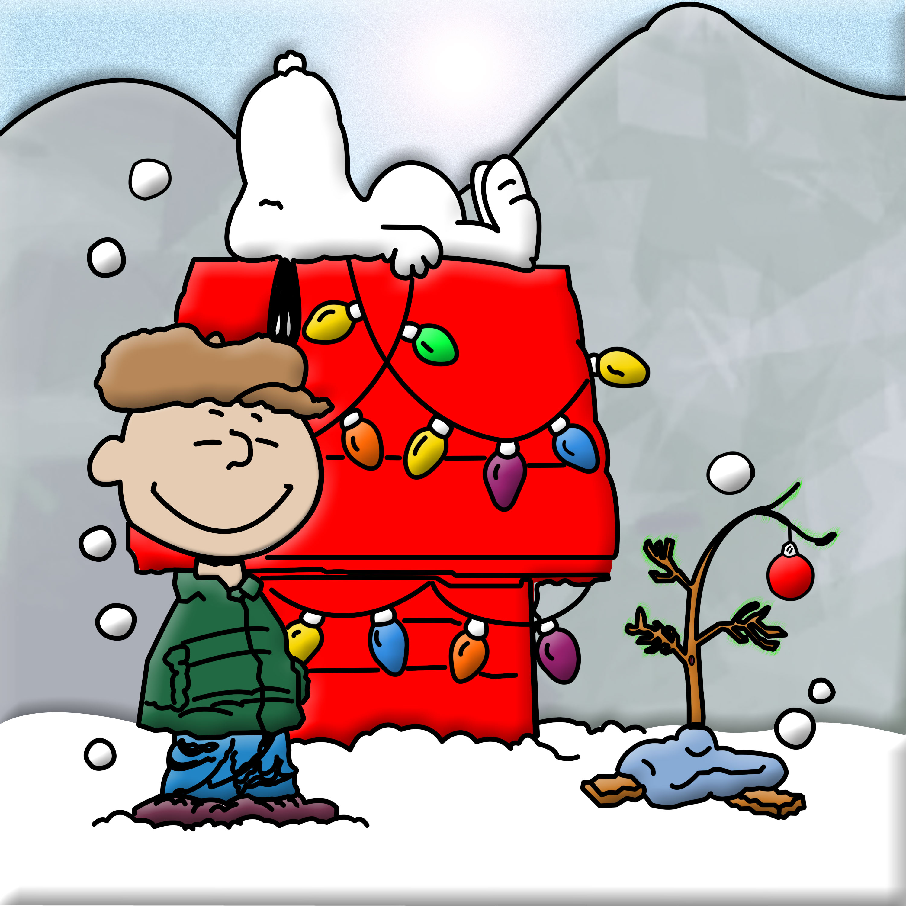 Charlie Brown Christmas Tree Image Full Desktop Background