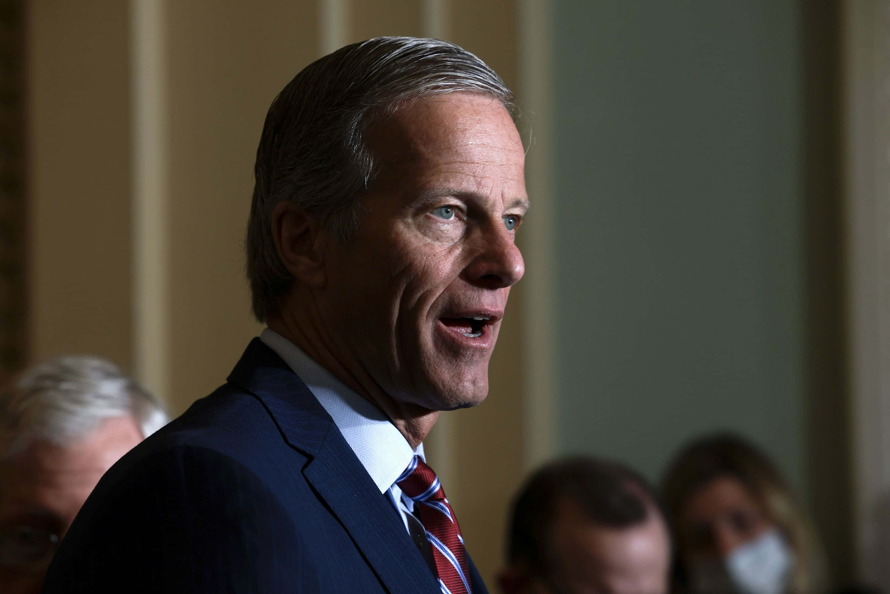 John Thune Speaking Side Wallpaper